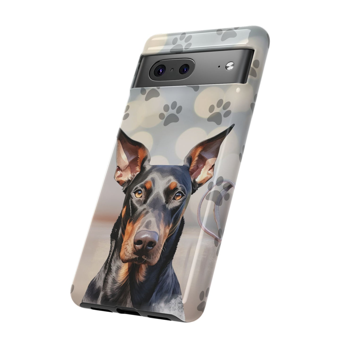 Doberman Phone Case by Tough Cases (Apple iPhone, Samsung Galaxy, and Google Pixel)