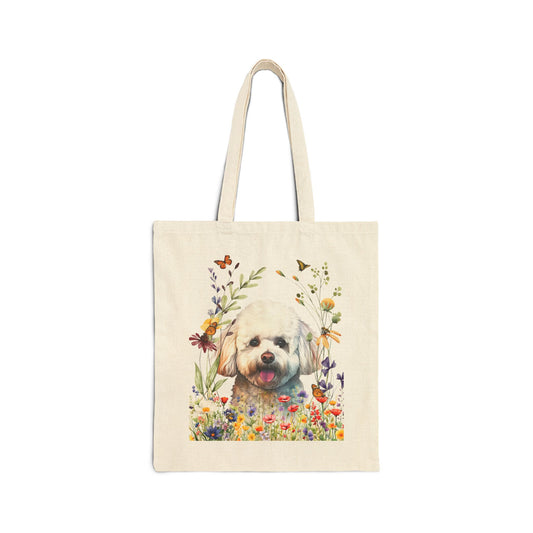 Bichon Canvas Tote Bag