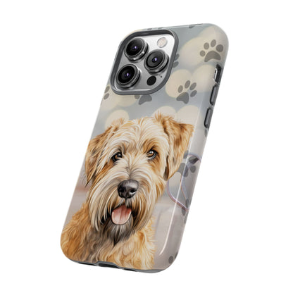 Self-Coated Wheaten Terrier by Tough Cases (Apple iPhone, Samsung Galaxy, and Google Pixel)