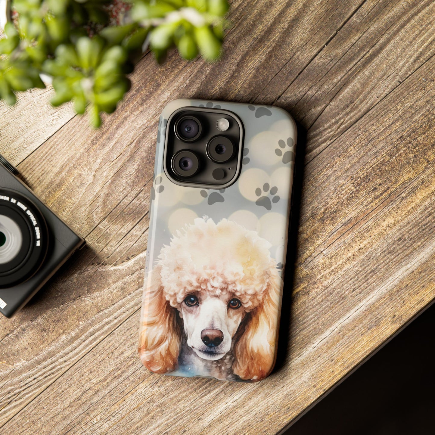 Poodle Phone Case by Tough Cases (Apple iPhone, Samsung Galaxy, and Google Pixel )