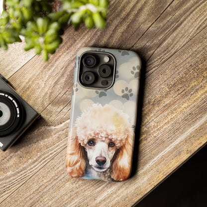 Poodle Phone Case by Tough Cases (Apple iPhone, Samsung Galaxy, and Google Pixel )