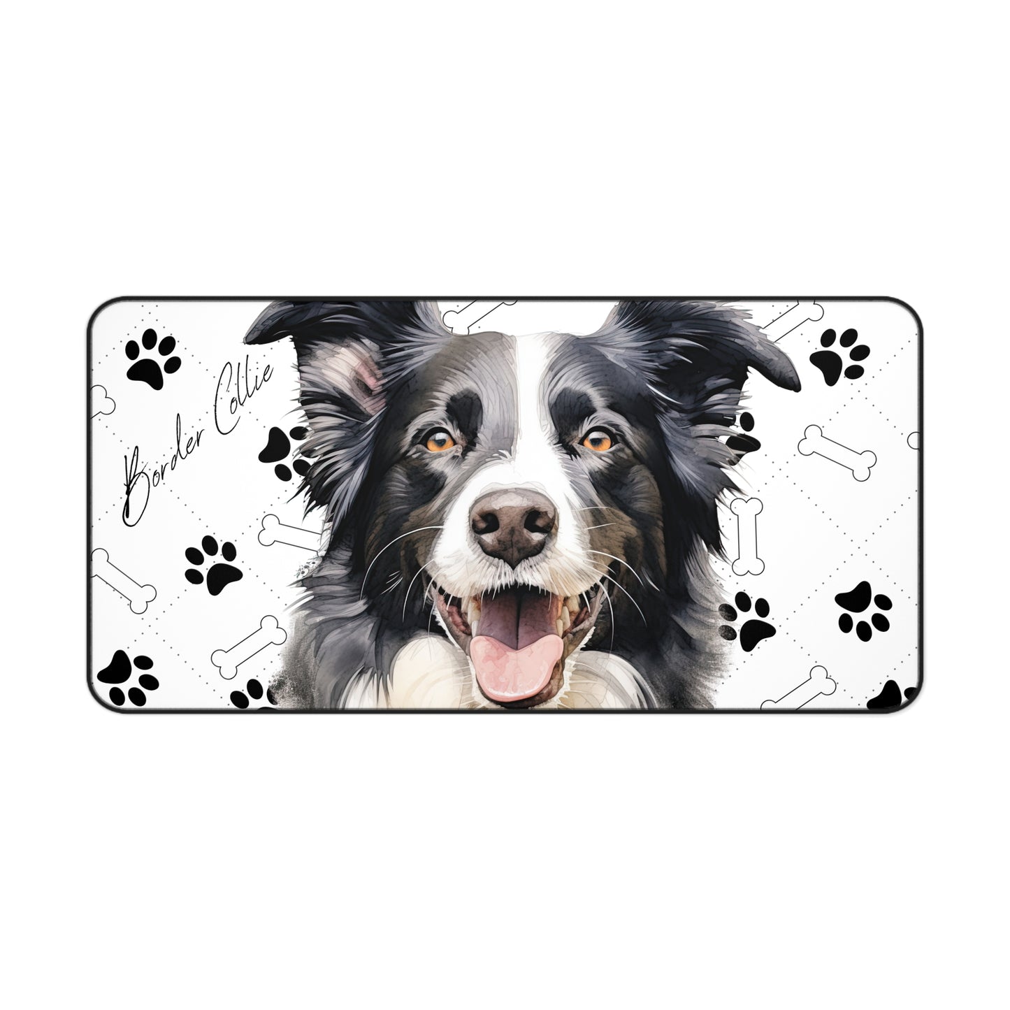 Border Collie Desk Mat