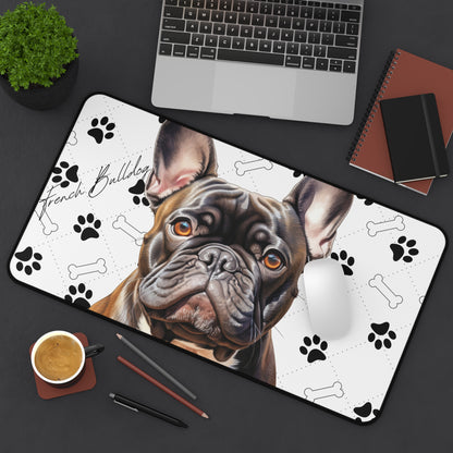 French Bull Dog Desk Mat