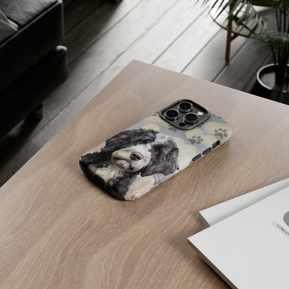 Portuguese Water Dog by Tough Cases (Apple iPhone, Samsung Galaxy, and Google Pixel)