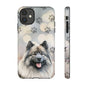 Keeshond Phone Case by Tough Cases ( Apple iPhone, Samsung Galaxy, and Google Pixel)