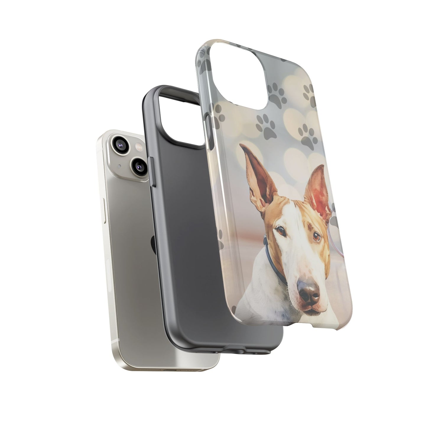 Bull Terrier Phone Case by Tough Cases (Apple iPhone, Samsung Galaxy, and Google Pixel)