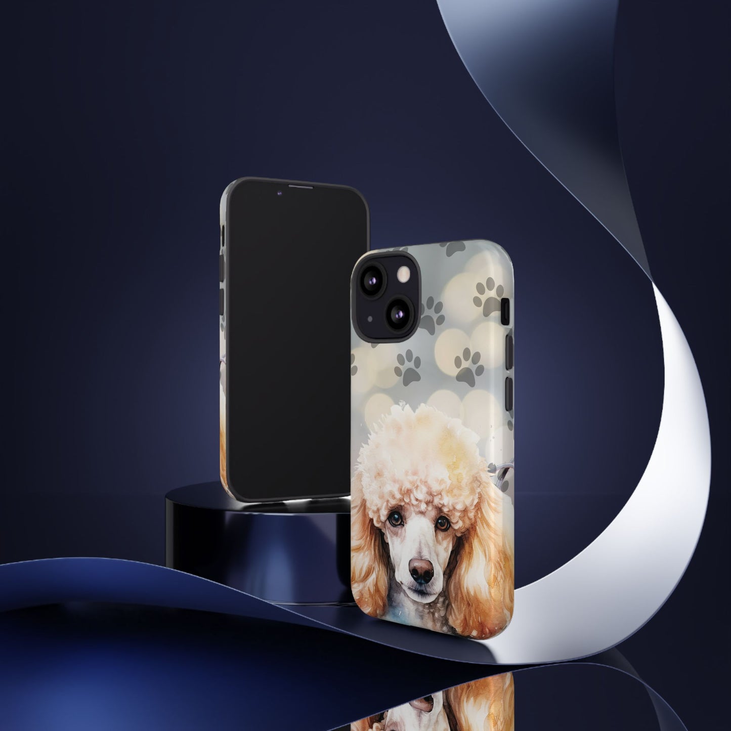 Poodle Phone Case by Tough Cases (Apple iPhone, Samsung Galaxy, and Google Pixel )