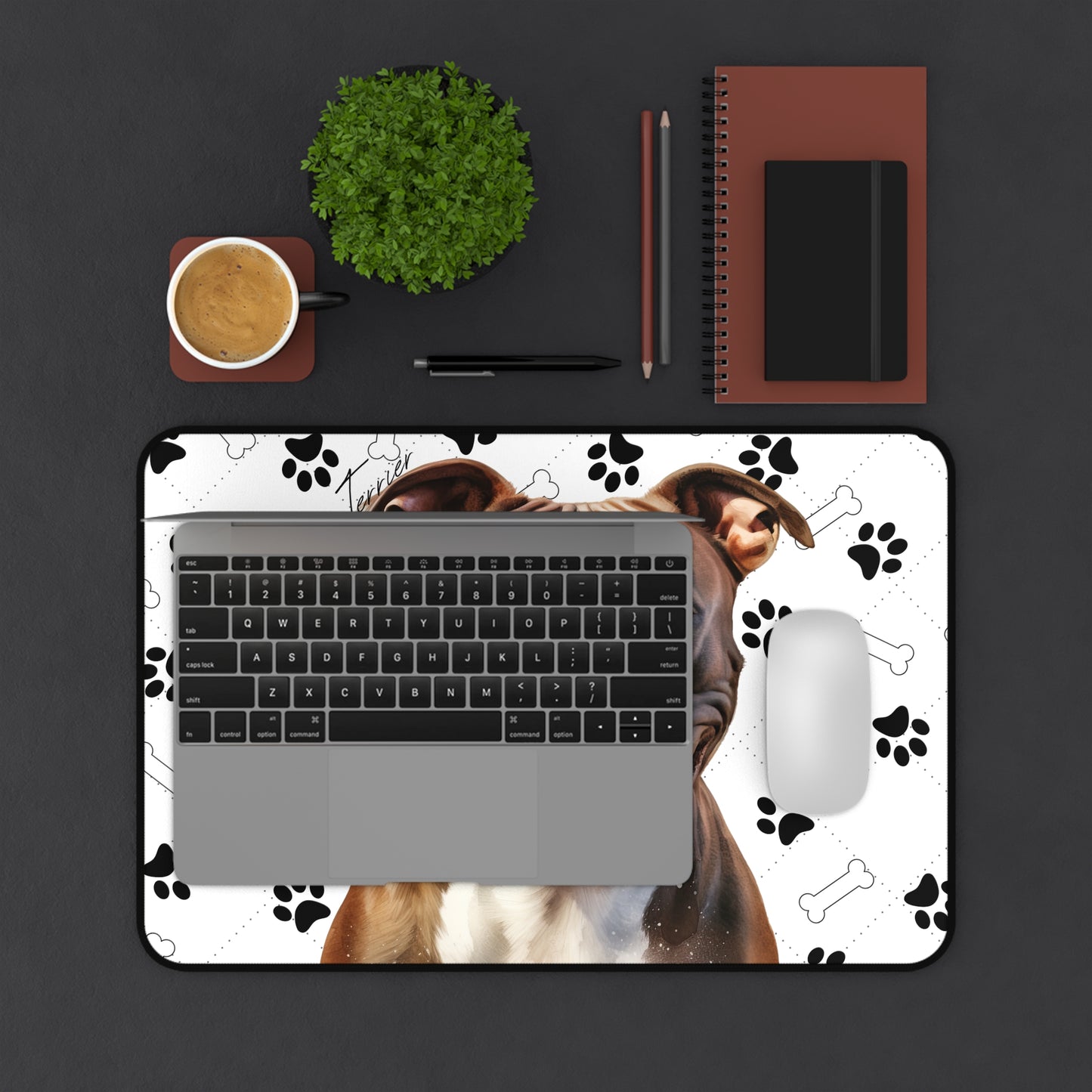 Staffordshire Terrier Desk Mat