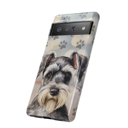 Miniature Schnauzer by Tough Cases (Apple iPhone, Samsung Galaxy, and Google Pixel)