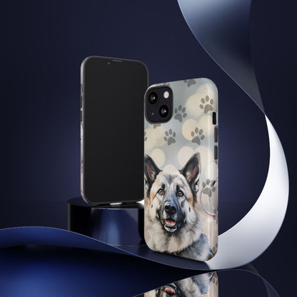 Norwegian Elkhound by Tough Cases (Apple iPhone, Samsung Galaxy, and Google Pixel)