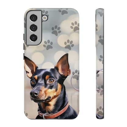 Miniature Pinscher by Tough Cases (Apple iPhone, Samsung Galaxy, and Google Pixel)
