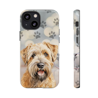 Self-Coated Wheaten Terrier by Tough Cases (Apple iPhone, Samsung Galaxy, and Google Pixel)