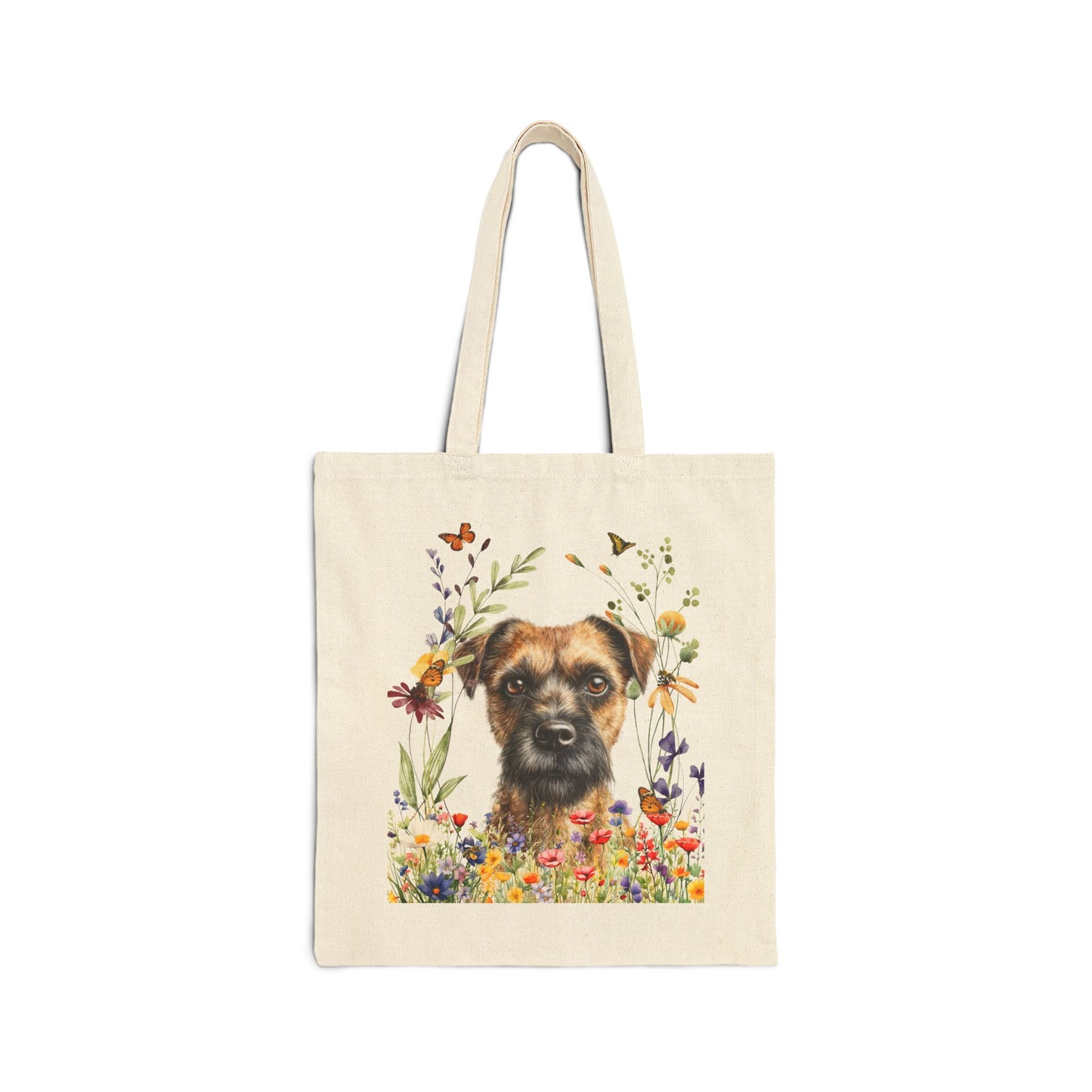 Border Terrier Canvas Tote Bag