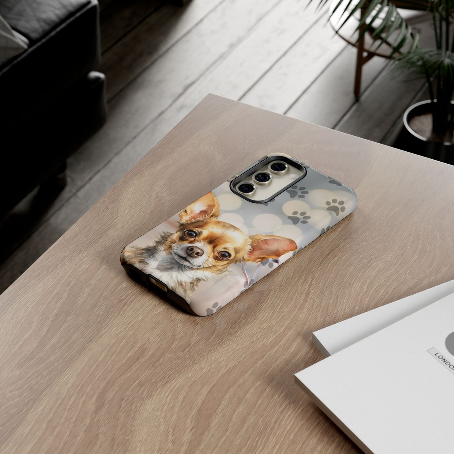 Chihuahua phone case by Tough Cases (Apple iPhone, Samsung Galaxy, and Google Pixel)