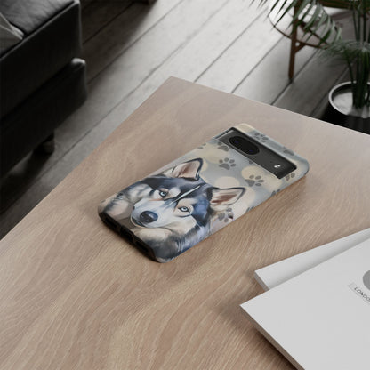 Siberian Husky Phone Cases by Tough Cases (Apple iPhone, Samsung Galaxy, and Google Pixel)