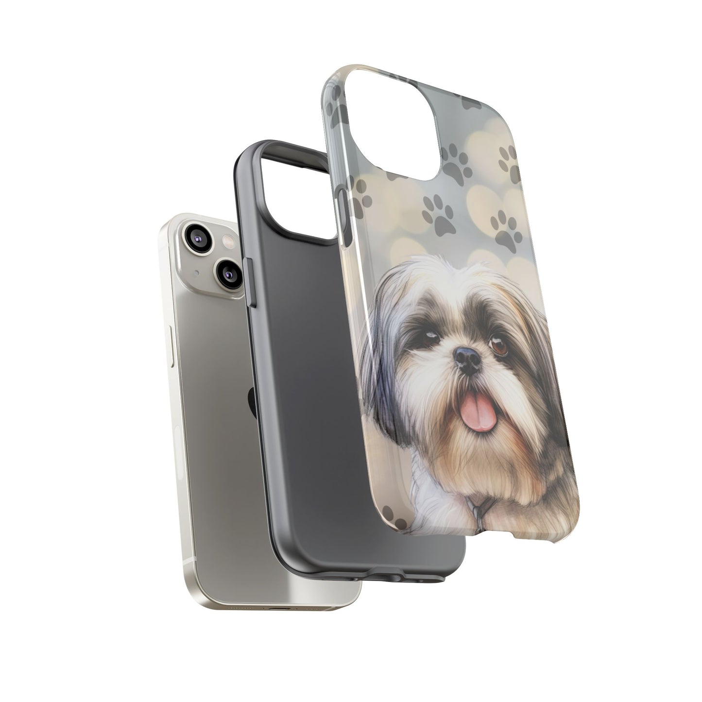 Shih Tzu iPhone 15 Case by Tough Cases (iPhone 15, Pro, Plus and Pro Max)