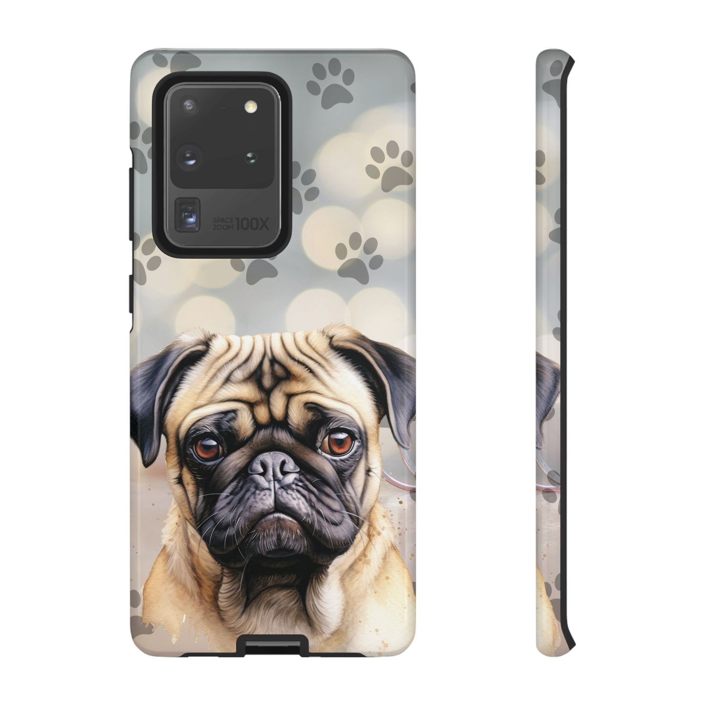 Pug Phone Case by Tough Cases (Apple iPhone, Samsung Galaxy, and Google Pixel)