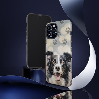 Border Collie Phone Case by Tough Cases (Apple iPhone, Samsung Galaxy, and Google Pixel)