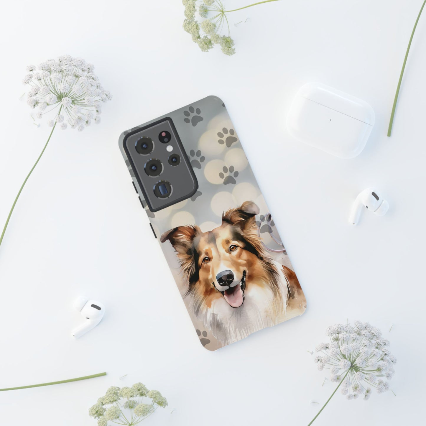 Collie Phone Case by Tough Cases (Apple iPhone, Samsung Galaxy, and Google Pixel)
