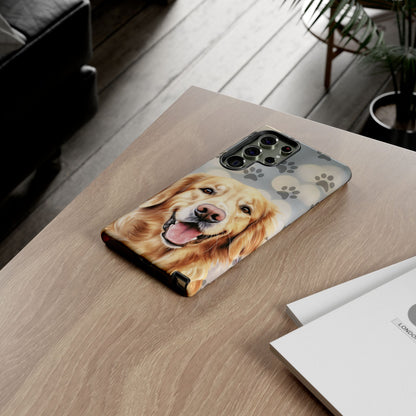 Golden Retriever Phone Case by Tough Cases (Apple iPhone, Samsung Galaxy, and Google Pixel)