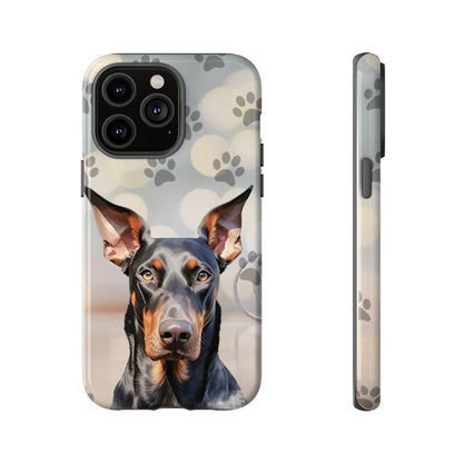 Doberman Phone Case by Tough Cases (Apple iPhone, Samsung Galaxy, and Google Pixel)