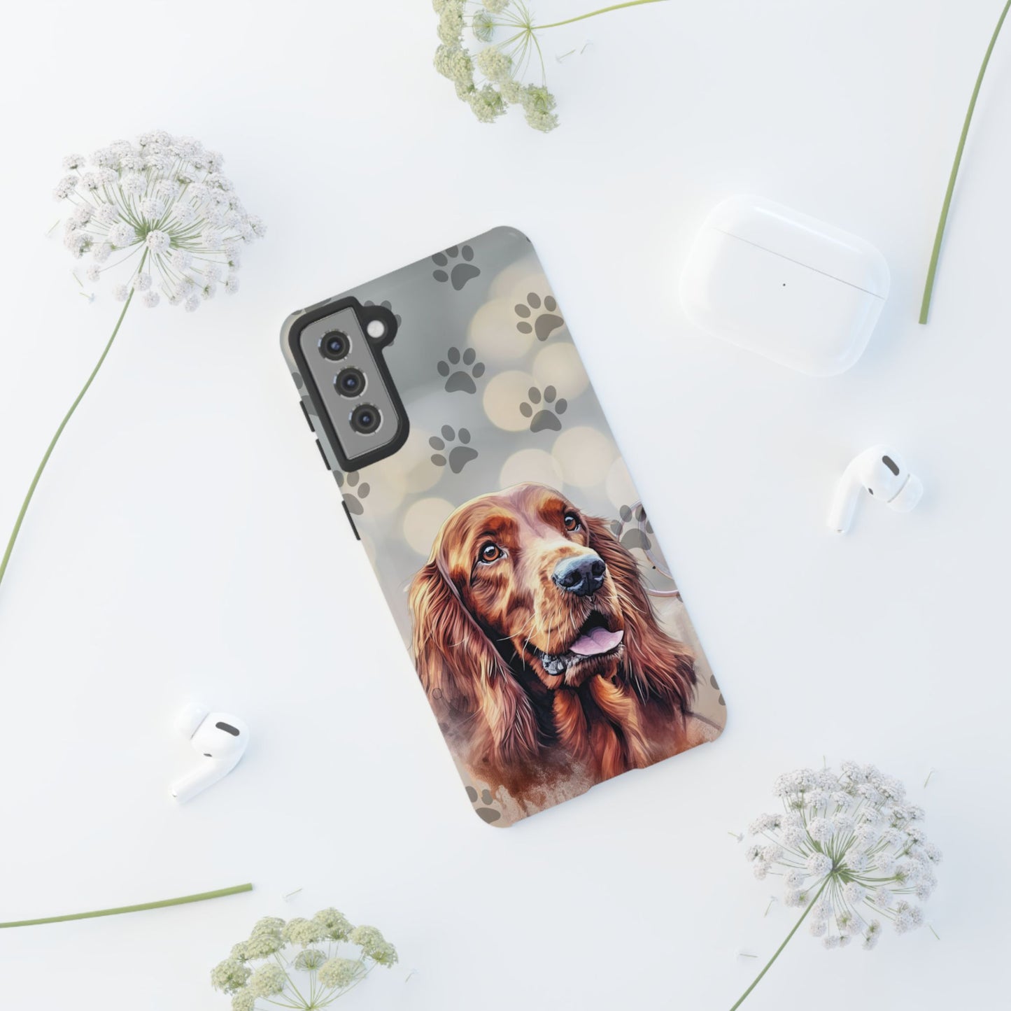 Irish Setter Phone Case by Tough Cases (Apple iPhone, Samsung Galaxy, and Google Pixel)