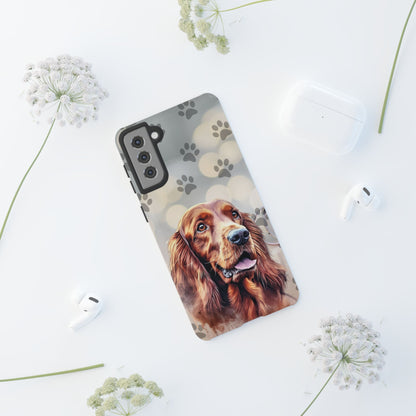 Irish Setter Phone Case by Tough Cases (Apple iPhone, Samsung Galaxy, and Google Pixel)