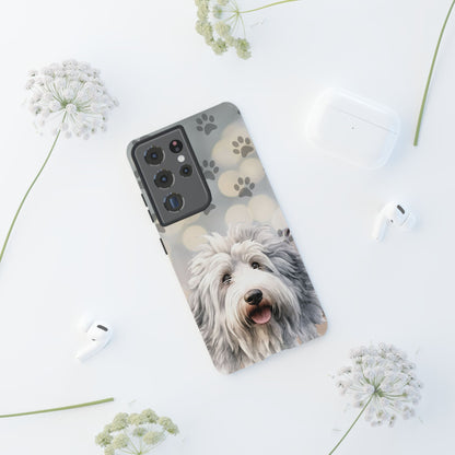 Old English Sheepdog by Tough Cases (Apple iPhone, Samsung Galaxy, and Google Pixel devices)