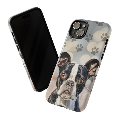 Boston Terrier Phone Case by Tough Cases (Apple iphone, Samsung galaxy, Google Pixel) Boston Terrier