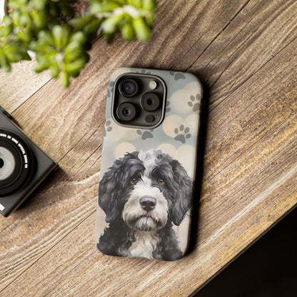 Portuguese Water Dog by Tough Cases (Apple iPhone, Samsung Galaxy, and Google Pixel)
