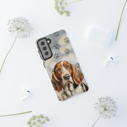 Basset Hound Phone Case by Tough Cases (Apple iPhone, Samsung Galaxy, and Google Pixel)