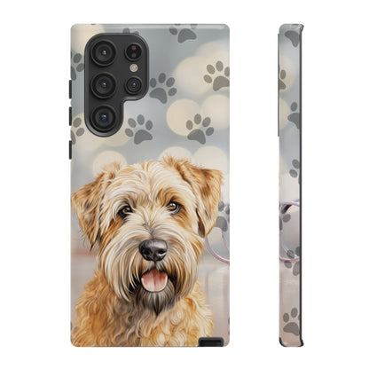 Self-Coated Wheaten Terrier by Tough Cases (Apple iPhone, Samsung Galaxy, and Google Pixel)