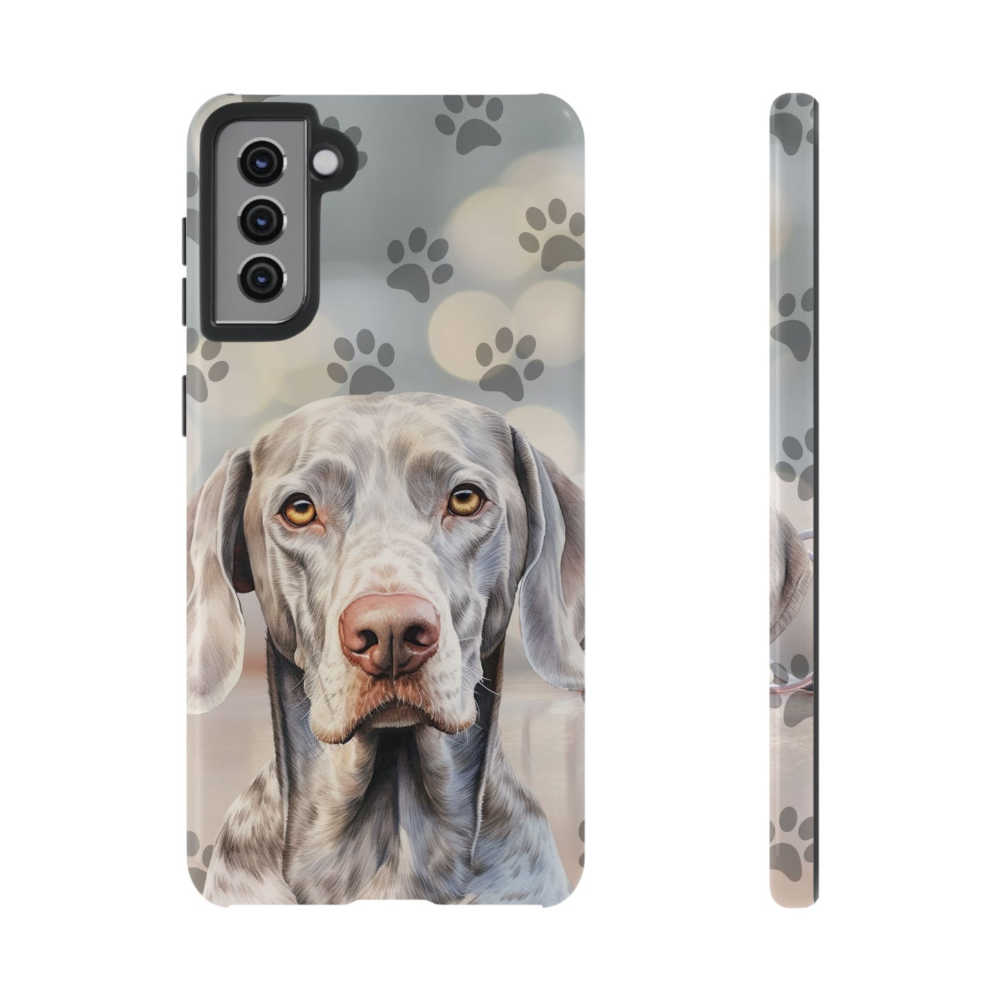 Weimaraner Phone Case by Tough Cases (Apple iPhone, Samsung Galaxy, and Google Pixel)