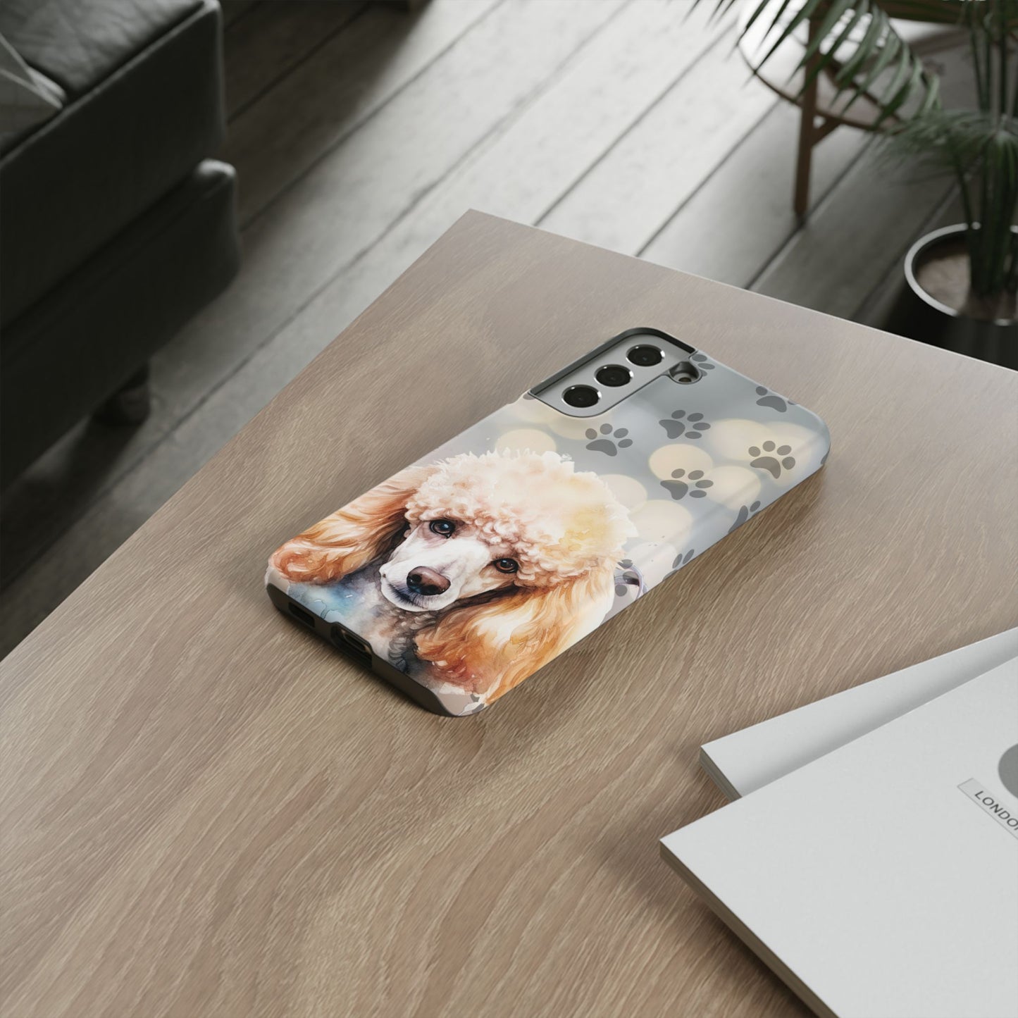 Poodle Phone Case by Tough Cases (Apple iPhone, Samsung Galaxy, and Google Pixel )