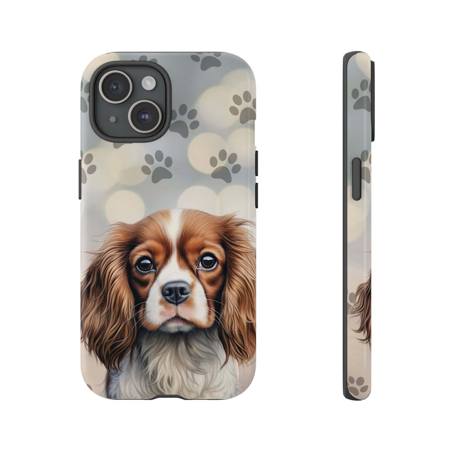 Cavalier King Charles Spaniel phone case by Tough Cases (Apple iPhone, Samsung Galaxy, and Google Pixel)