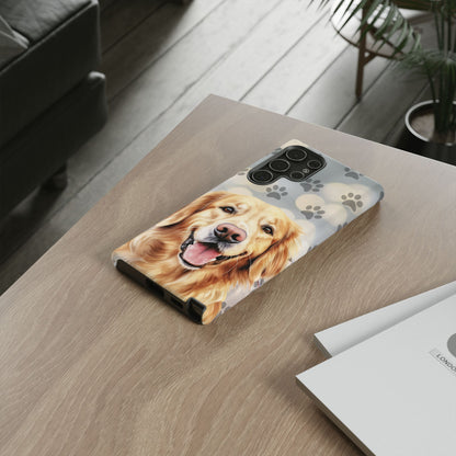 Golden Retriever Phone Case by Tough Cases (Apple iPhone, Samsung Galaxy, and Google Pixel)