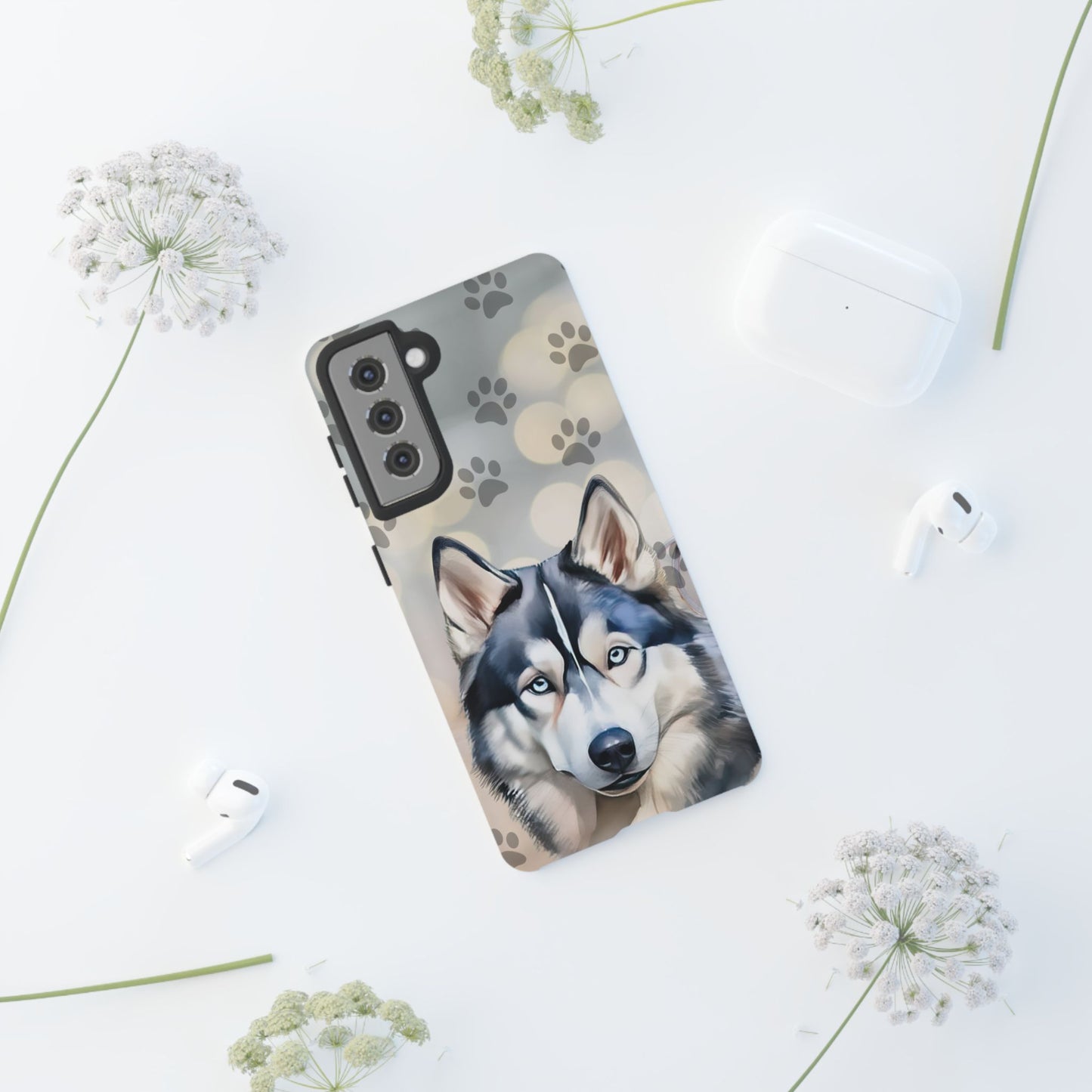 Siberian Husky Phone Cases by Tough Cases (Apple iPhone, Samsung Galaxy, and Google Pixel)