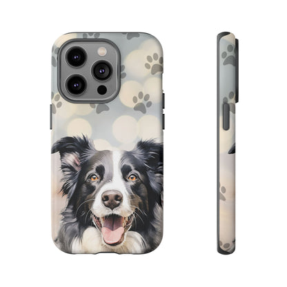 Border Collie Phone Case by Tough Cases (Apple iPhone, Samsung Galaxy, and Google Pixel)