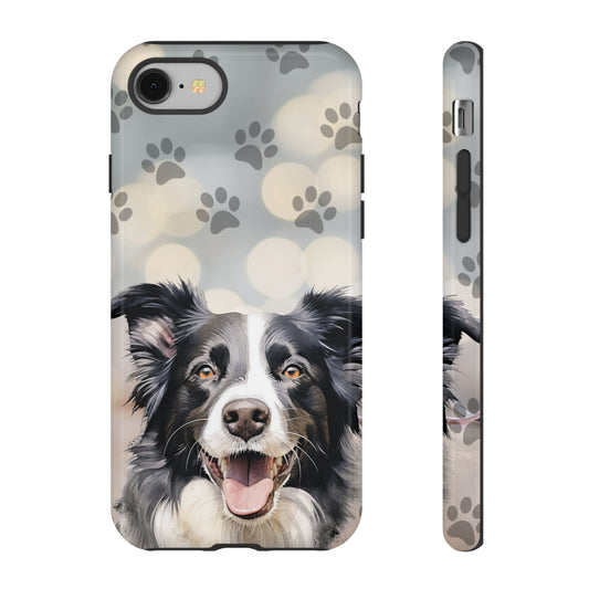 Border Collie Phone Case by Tough Cases (Apple iPhone, Samsung Galaxy, and Google Pixel)