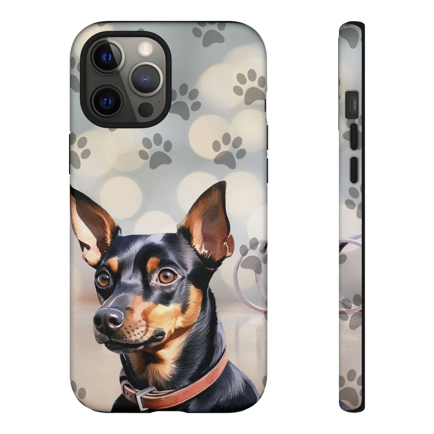 Miniature Pinscher by Tough Cases (Apple iPhone, Samsung Galaxy, and Google Pixel)