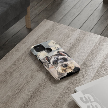 Miniature Schnauzer by Tough Cases (Apple iPhone, Samsung Galaxy, and Google Pixel)