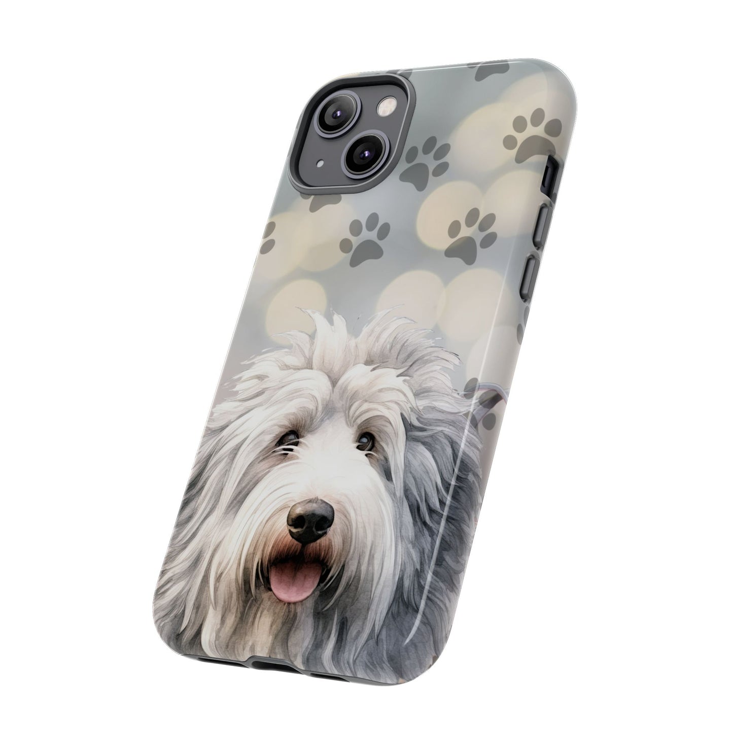 Old English Sheepdog by Tough Cases (Apple iPhone, Samsung Galaxy, and Google Pixel devices)