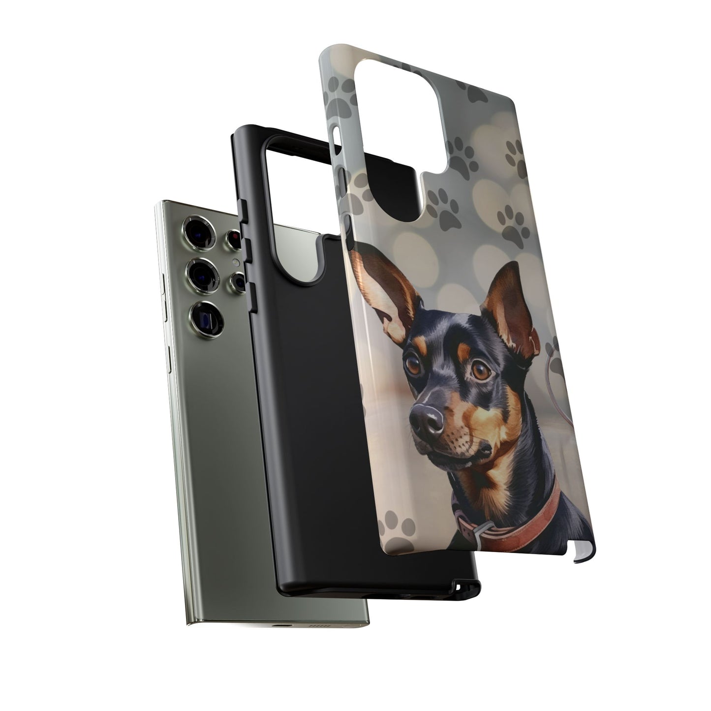 Miniature Pinscher by Tough Cases (Apple iPhone, Samsung Galaxy, and Google Pixel)
