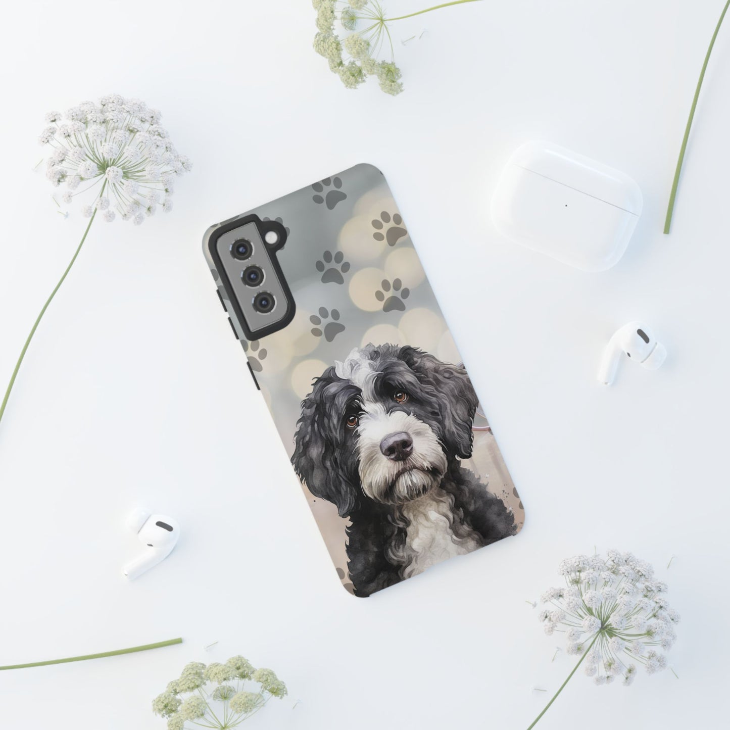 Portuguese Water Dog by Tough Cases (Apple iPhone, Samsung Galaxy, and Google Pixel)