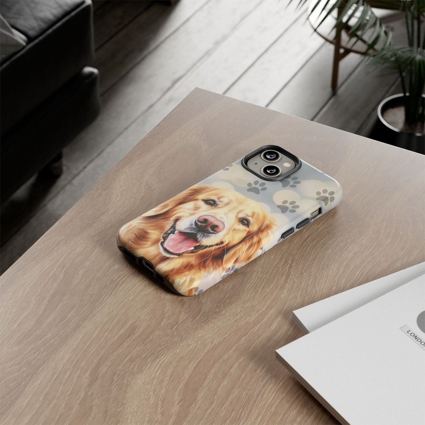 Golden Retriever Phone Case by Tough Cases (Apple iPhone, Samsung Galaxy, and Google Pixel)