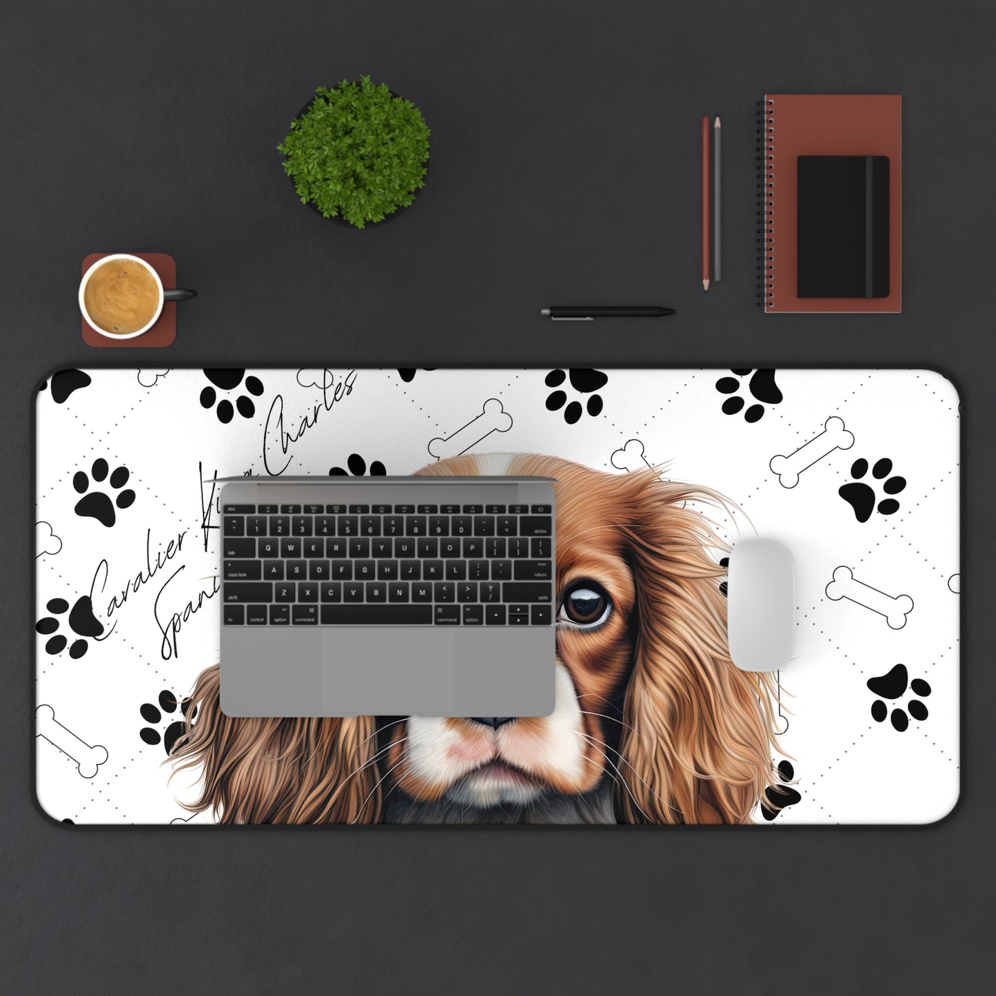 Cavalier King Charles Spaniel Desk Mat