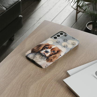 Cavalier King Charles Spaniel phone case by Tough Cases (Apple iPhone, Samsung Galaxy, and Google Pixel)
