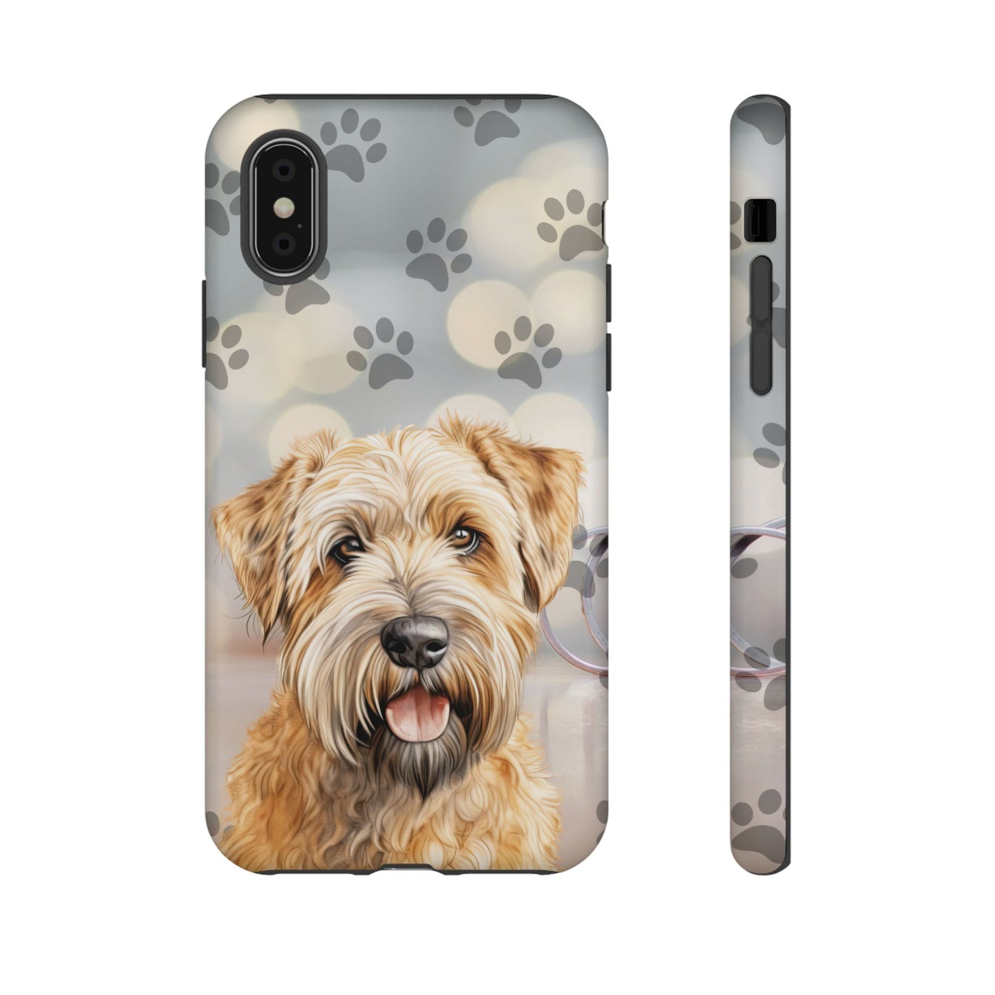 Self-Coated Wheaten Terrier by Tough Cases (Apple iPhone, Samsung Galaxy, and Google Pixel)