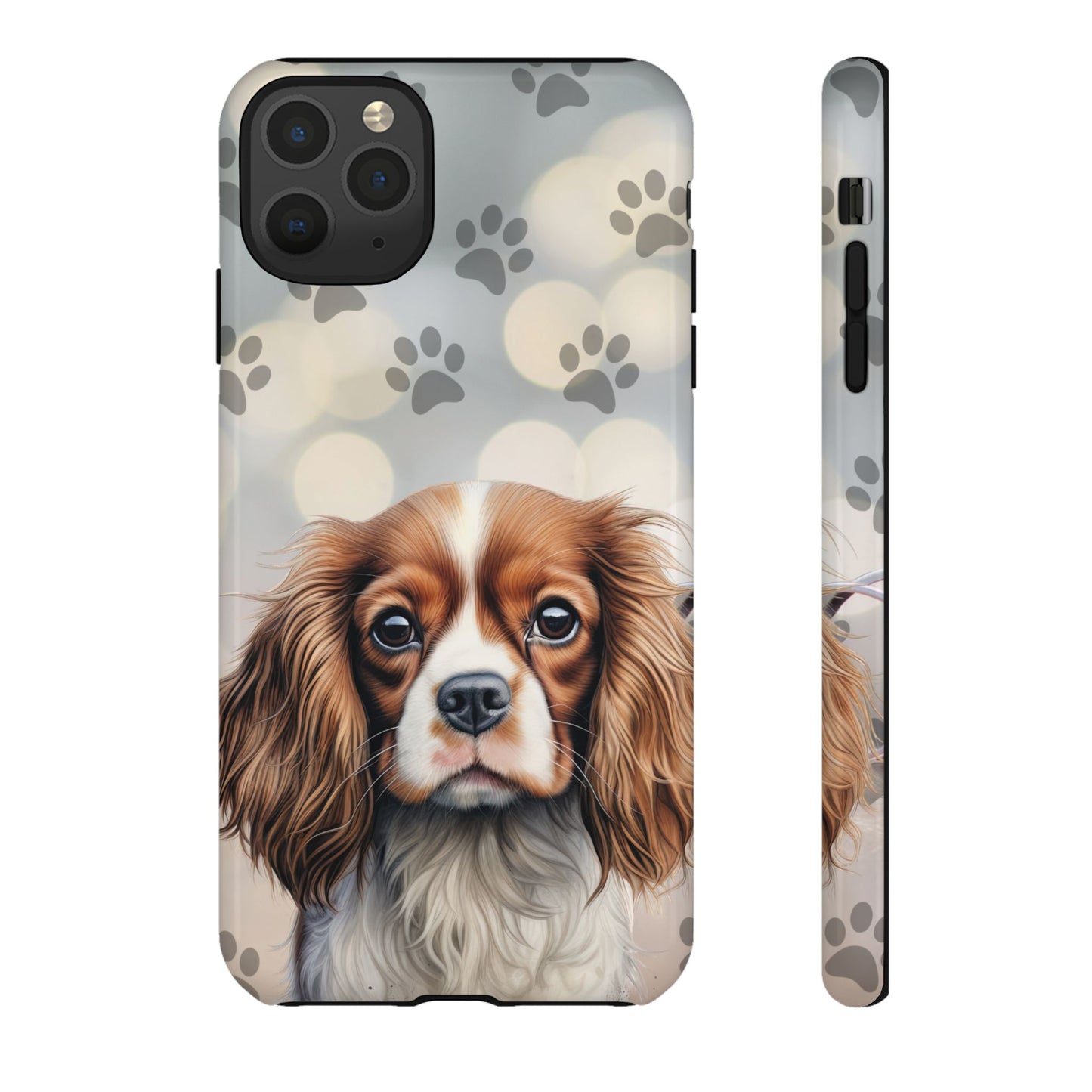 Cavalier King Charles Spaniel phone case by Tough Cases (Apple iPhone, Samsung Galaxy, and Google Pixel)