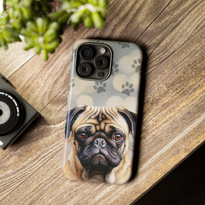 Pug Phone Case by Tough Cases (Apple iPhone, Samsung Galaxy, and Google Pixel)